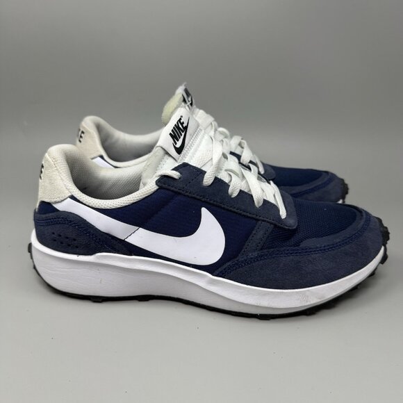 Nike Other - Nike Shoes Mens 8.5 Waffle Nav Casual Sneakers Blue Lace Up Athletic FJ4195-400